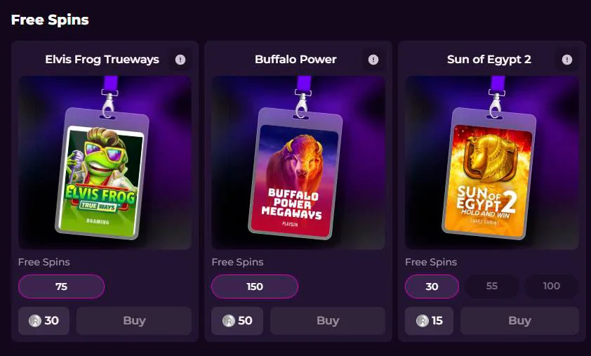 Free Spins Rewards