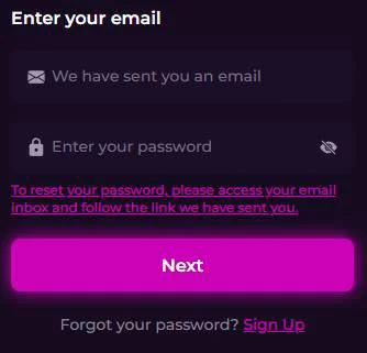 Logging In on Desktop